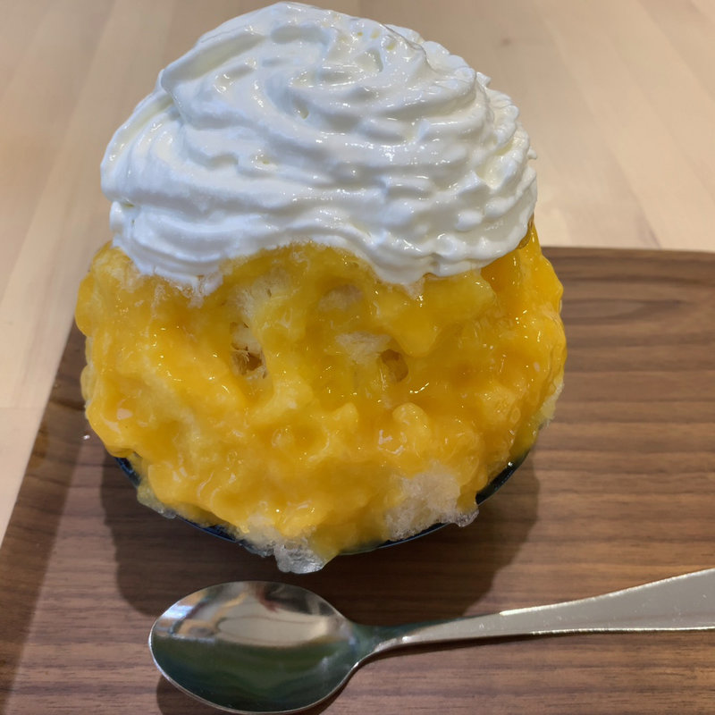 マンゴーミルクエスプーマ(かき氷専門店SANGO)