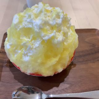 パイナップルレアチーズ(かき氷専門店SANGO)