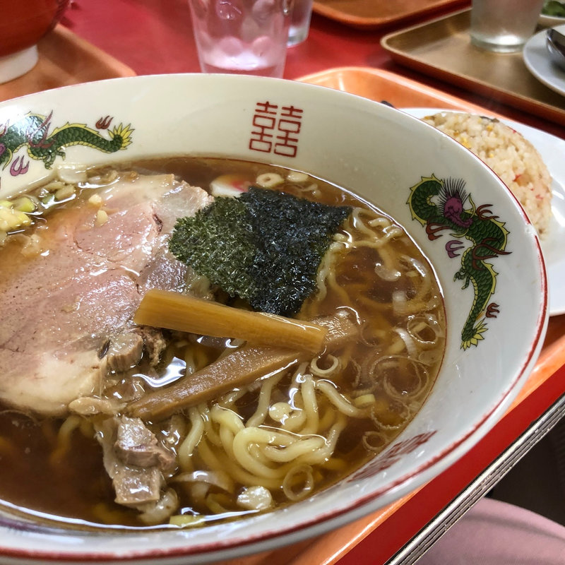 ラーメン+半チャーハン(武井)