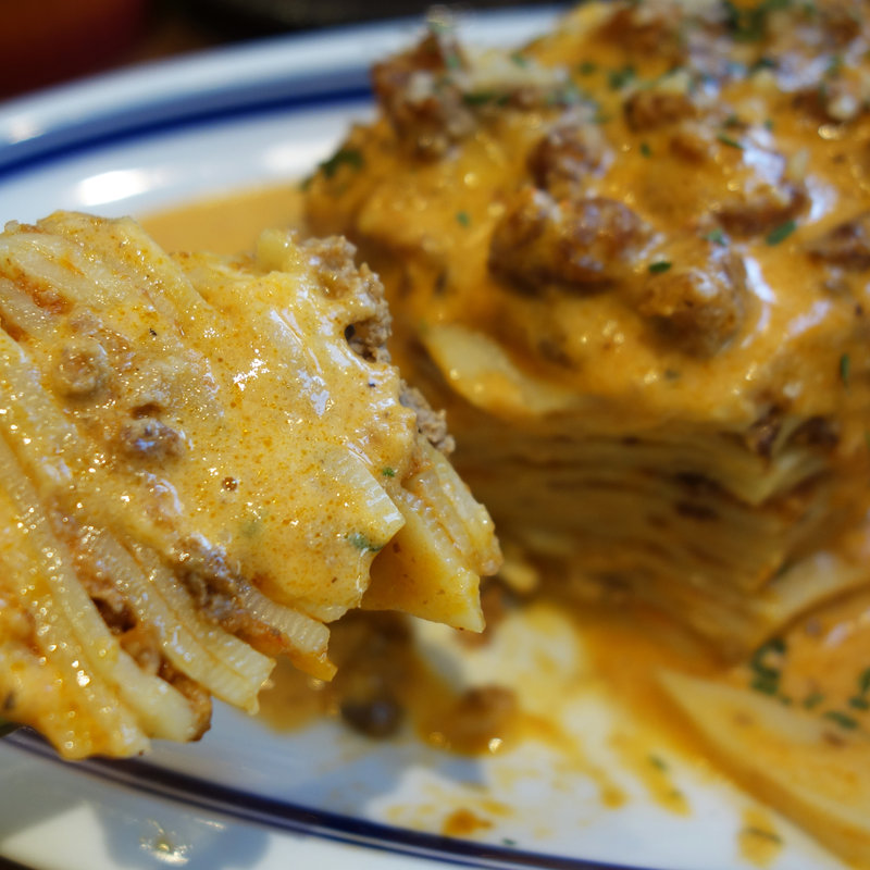 九州産芝エビのトマトクリームソースラザニア Mサイズ(15層)(ラザニア CORE)