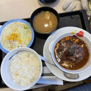 ブラウンハンバーグ定食(松屋 伊丹店 )