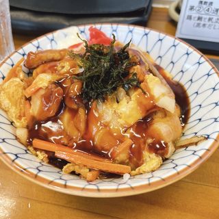鶏玉丼(ラーメン専科 竹末食堂)