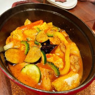 大山鶏チキントマト鍋(C.T kitchen 亀 )