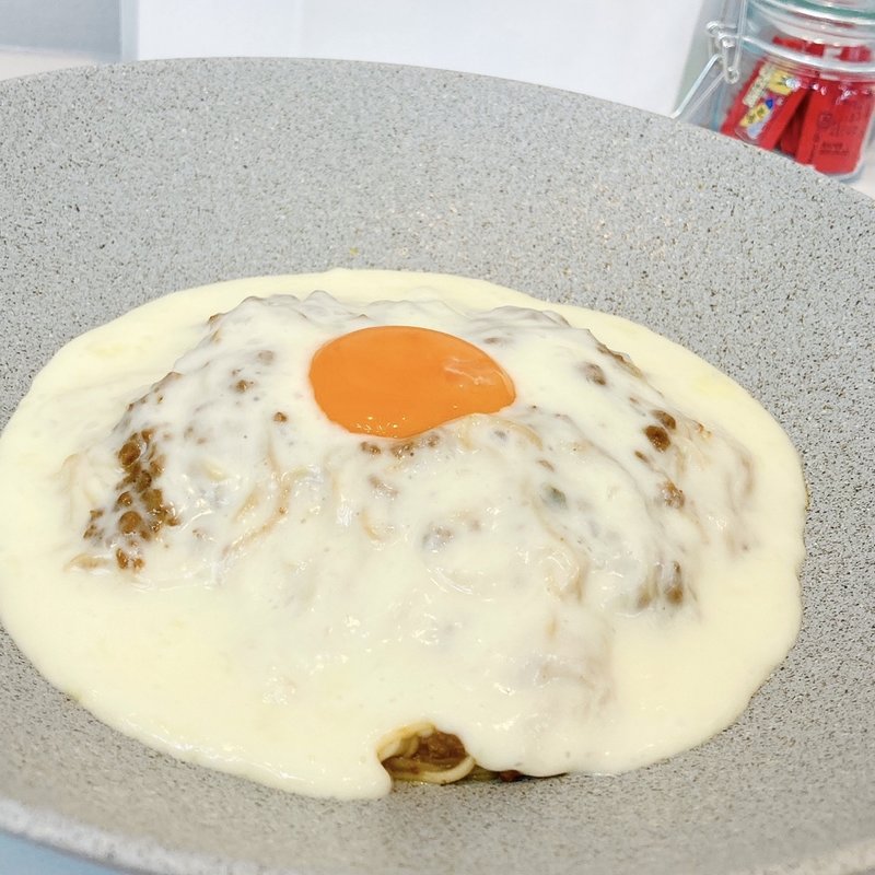 チーズキーマカレーそうめん(そうめん そそそ 研究室)