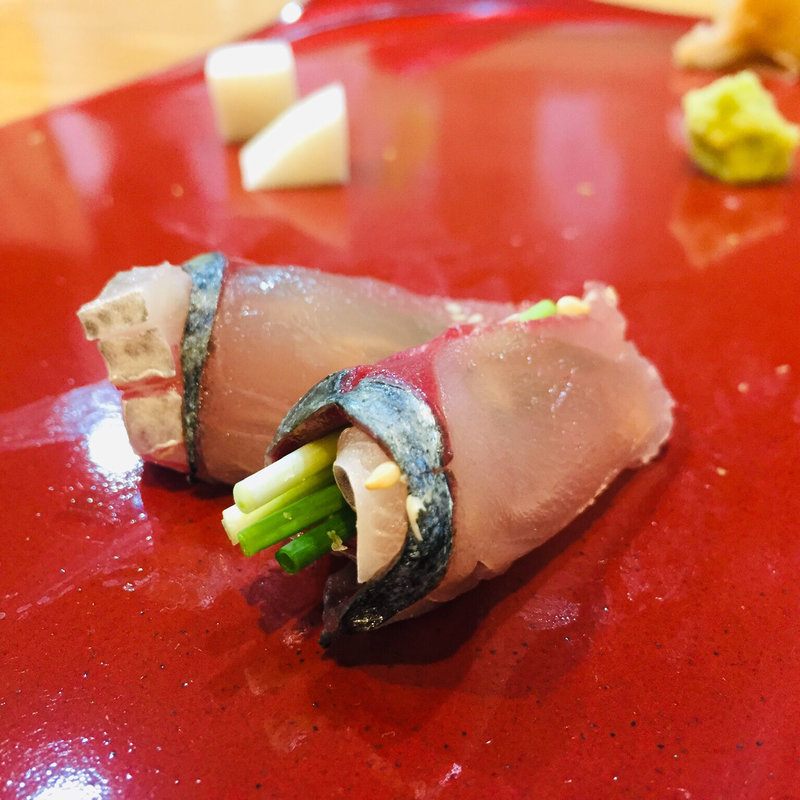 指宿山川産首折れ鯖(鮨まぁさ)