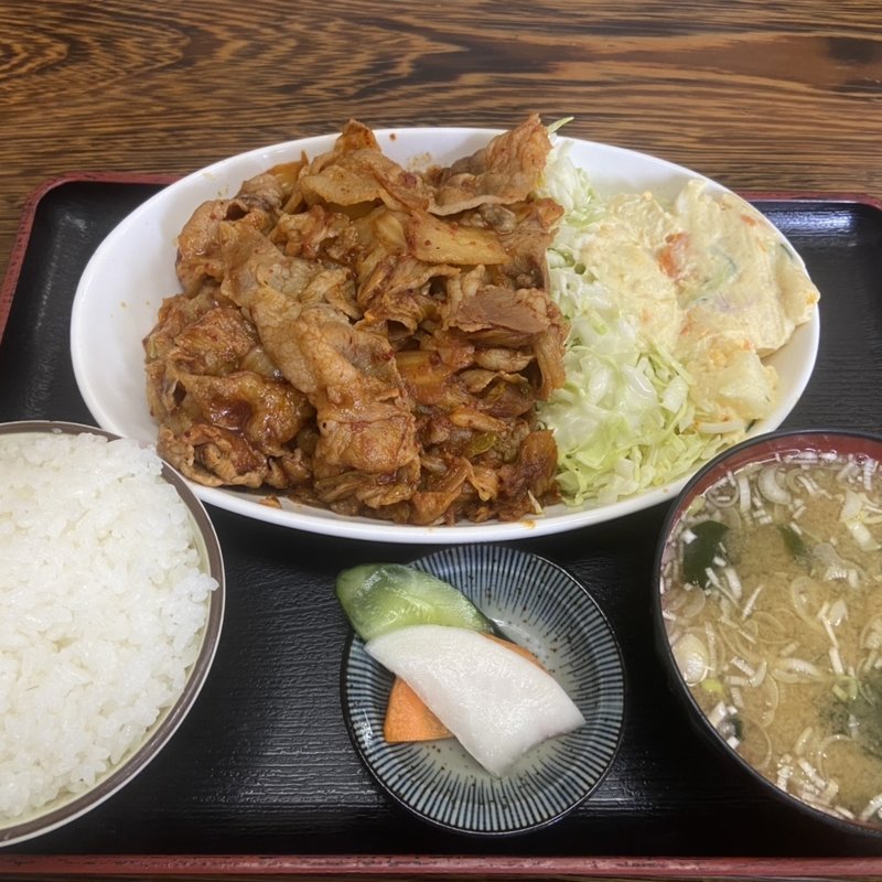 豚キムチ定食(かもだ)
