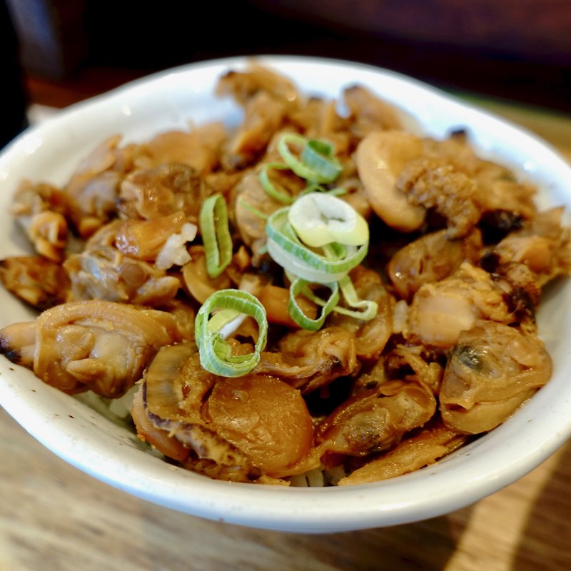 あさりとホタテの時雨煮丼(らーめん砦大阪 京町堀店)