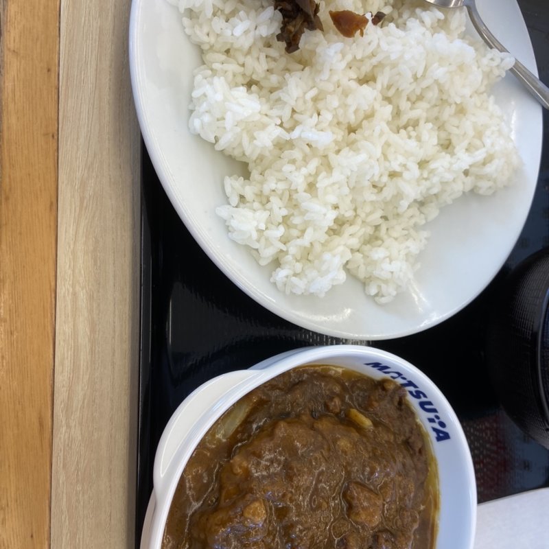 ハンバーグビーフカレー(松屋 立川柴崎町店 （まつや）)