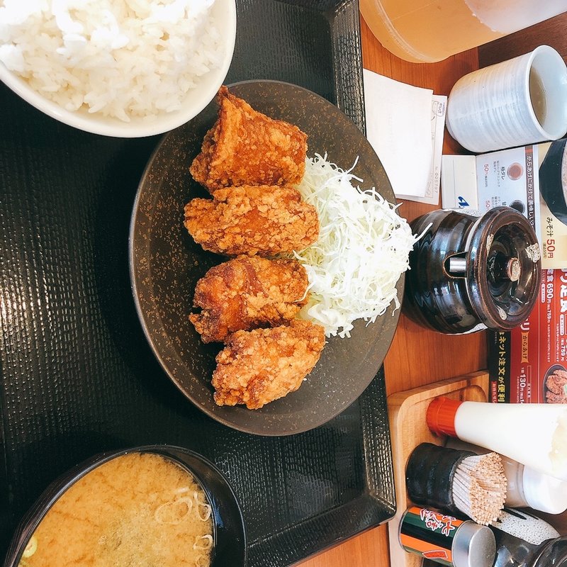 赤カリ定食(からやま 山梨石和店)