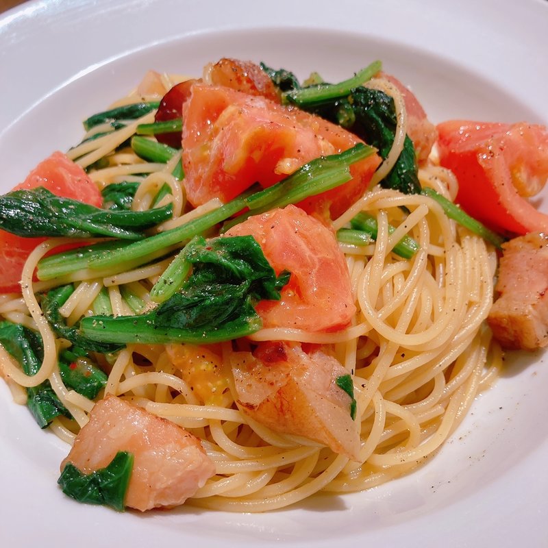 ベーコンとほうれん草のパスタ(ハーブス ルミネエスト新宿店 （HARBS）)