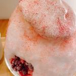 チーズクリームの苺カキ氷(こなな 阪急三番街店 )