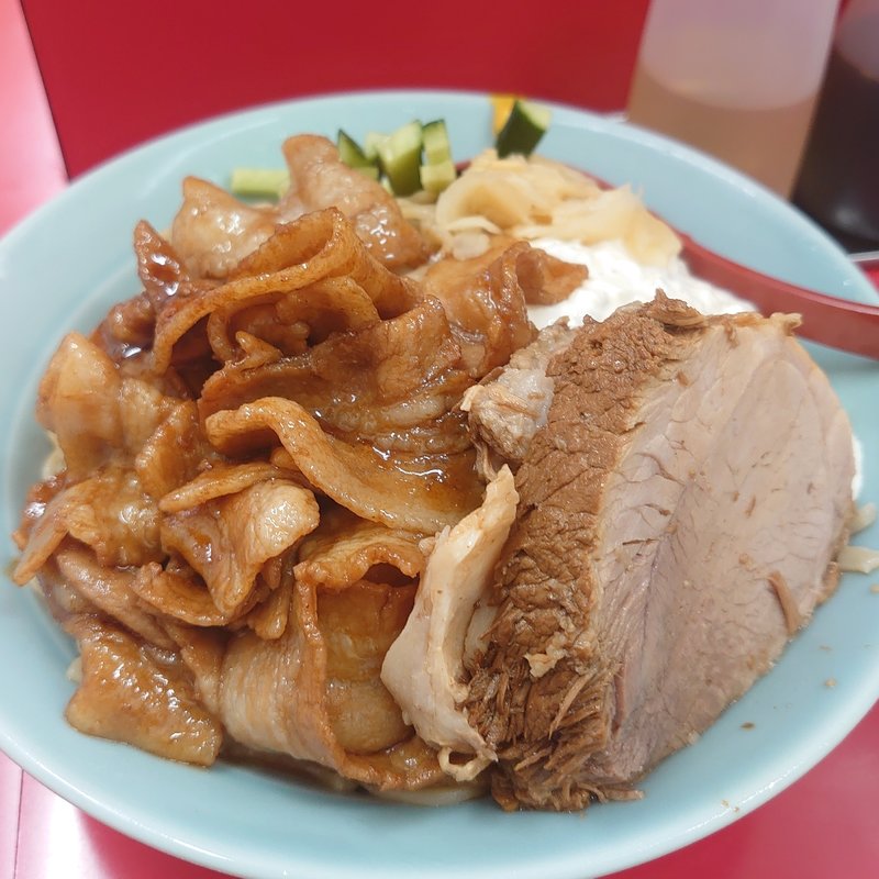 すごい冷やし中華(麺500g)＋豚マシ(立川マシマシ 古河125号店)
