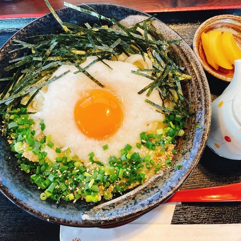 トロ玉うどん(手打ちうどんZ)