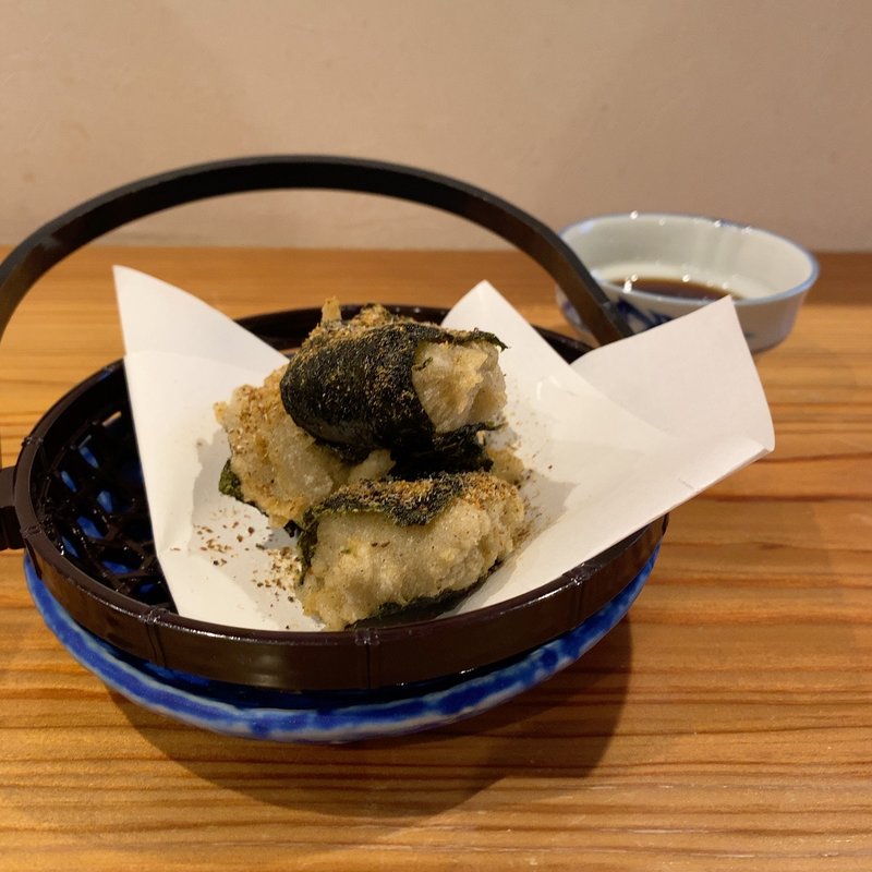 蕎麦がき磯辺揚げ(和食処 和祿)