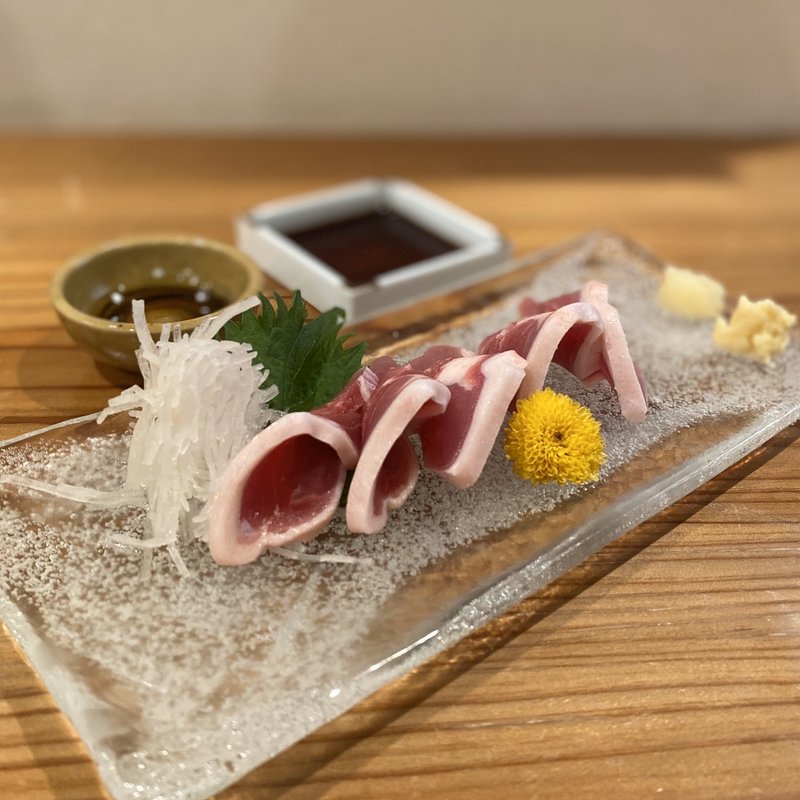 京鴨刺し(もも)(和食処 和祿)