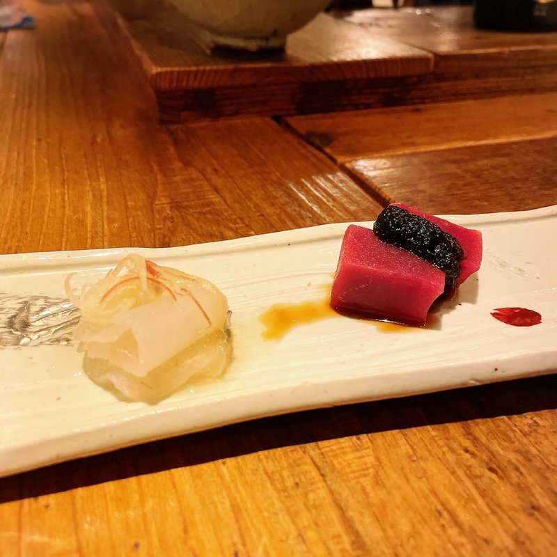 鮪と平目 お造り(酒井商会)