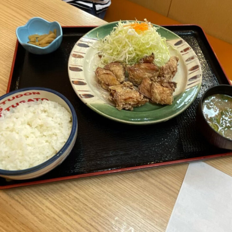 定食ランチ Fから揚げ定食(かつさと 本郷台店)