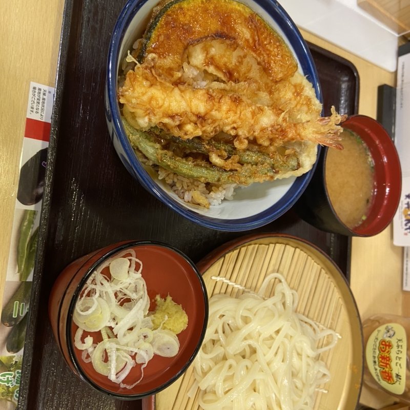 天丼小うどんセット(天丼てんや西八王子店)