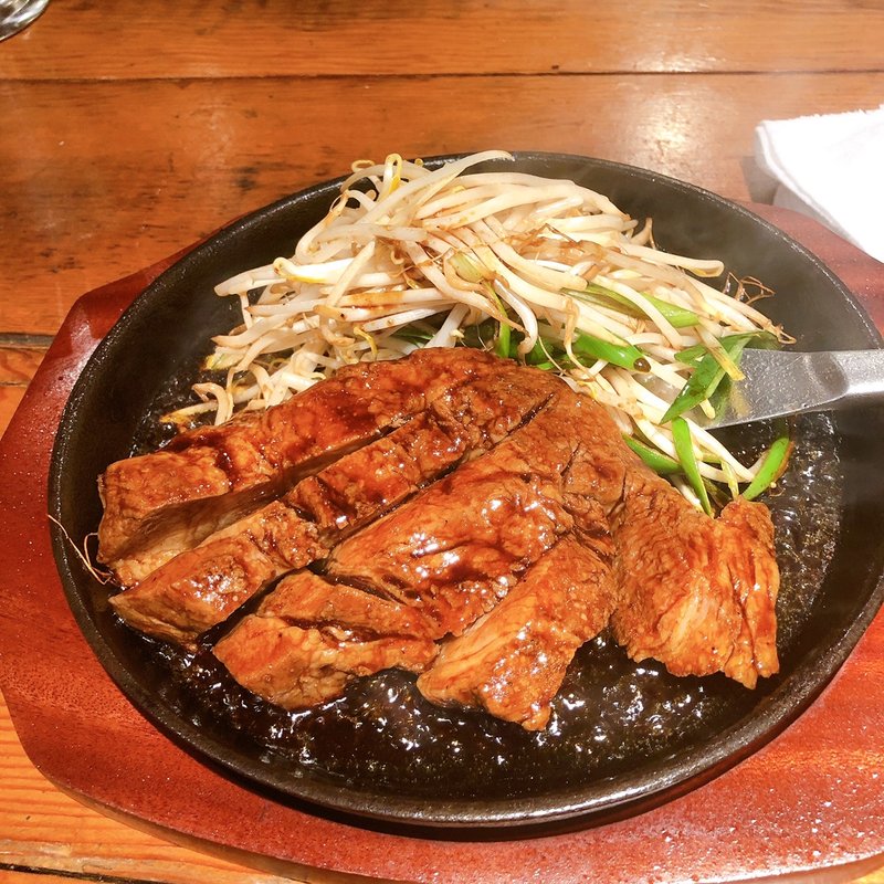 トンテキ定食180g(トンテキ食堂なかむら)