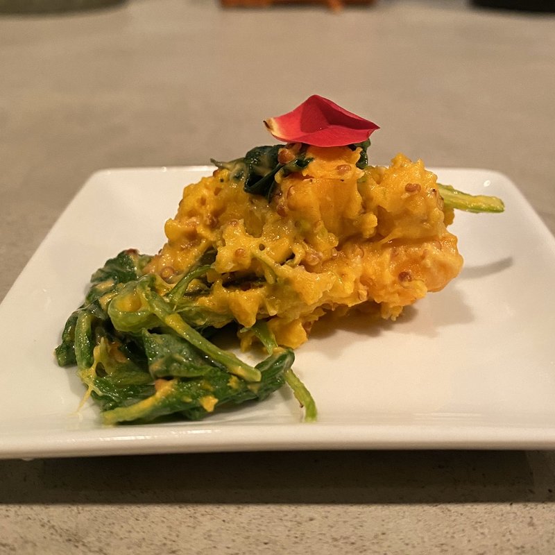 お通し(かぼちゃとマスタードのサラダ)(SILLYBILLY)