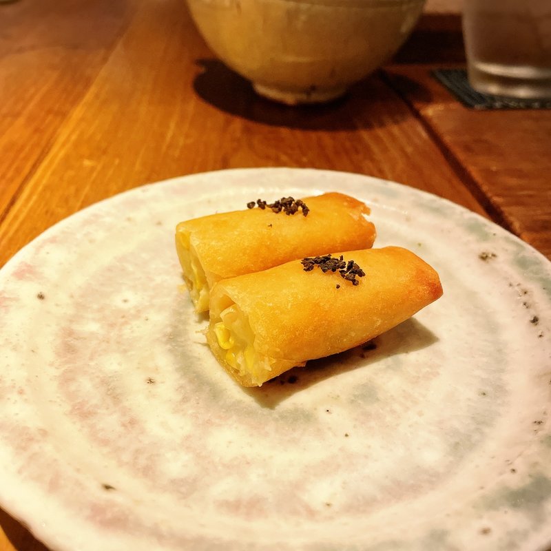 とうもろこしと新じゃがの春巻(酒井商会)