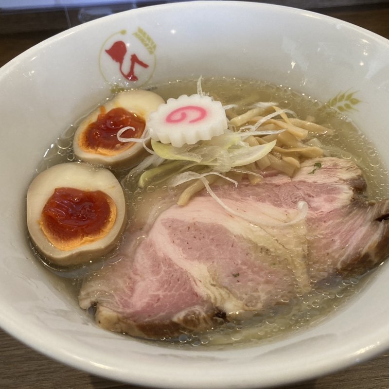 冷やし塩らーめん(小麦と大豆 自家製麺 麺や ひなた)