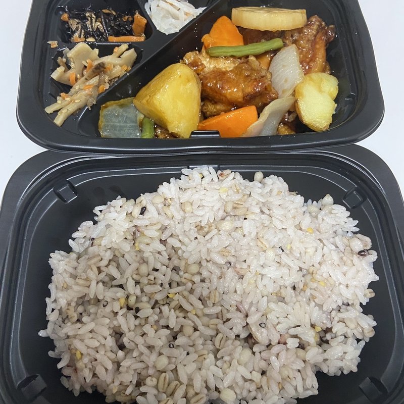 鶏と野菜の黒酢あん弁当(大戸屋 シャポー市川店 )