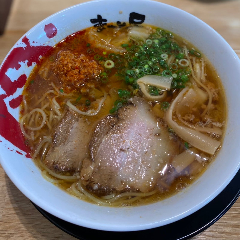 鶏じゃん ピリ辛ラーメン(まこと屋　亀岡千代川店)