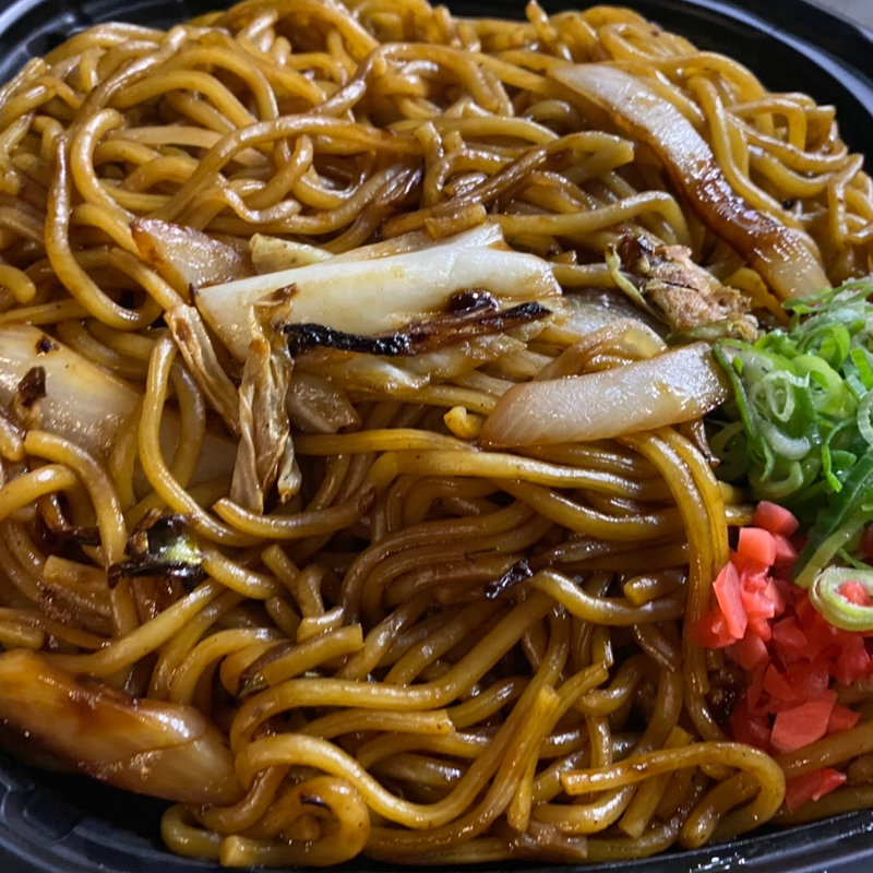 いか豚焼きそば(そば大盛り)(お好み焼は ここやねん 寝屋川池田新町店)