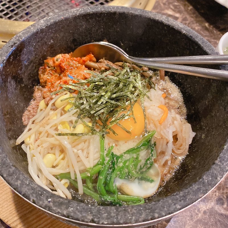 石焼ビビンバ(焼肉牛伝 西神中央店)