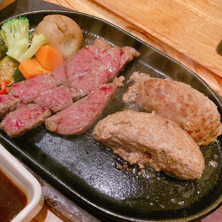 肉コンボ(いしがまやハンバーグ 立川店 )