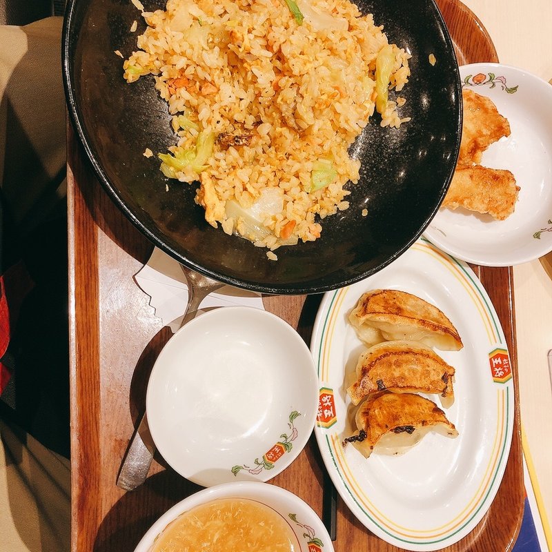 極王炒飯セット(餃子の王将)