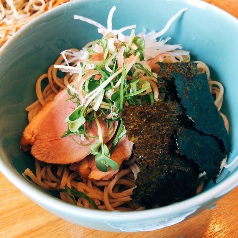 冷やし鴨ネギそば(まん作)