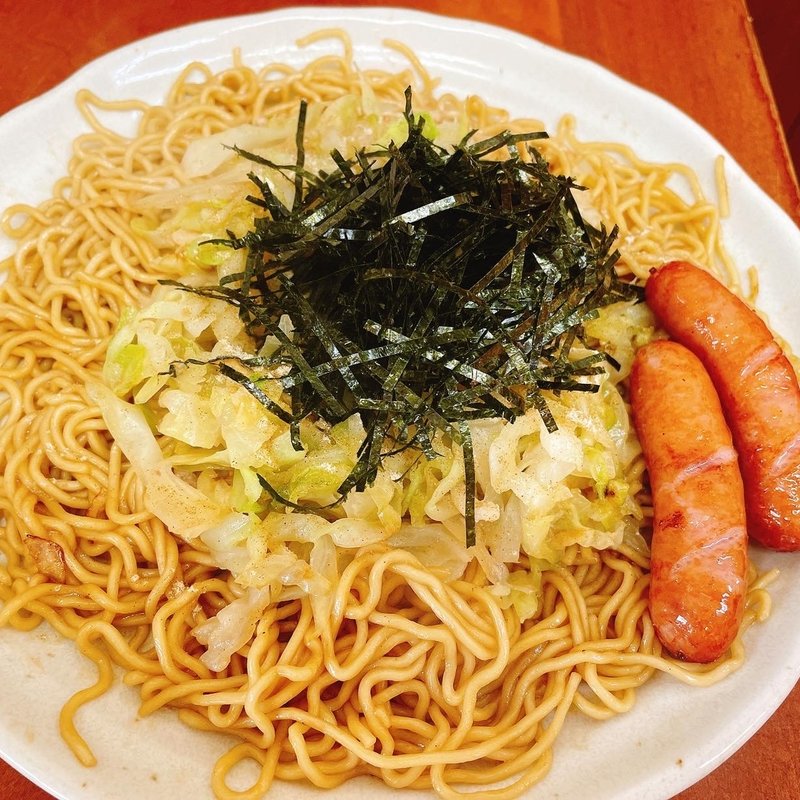 だし醤　ソーセージ(生麺焼きそばまるやま)