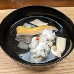 鱧とレンコン豆腐のお椀