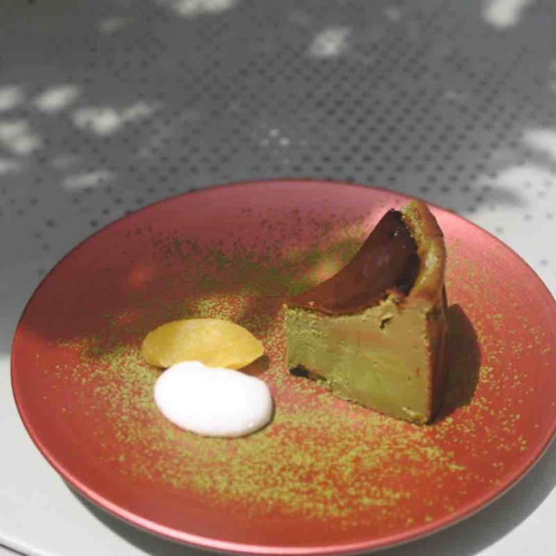 宇治抹茶チーズケーキ(富小路ダイニング)
