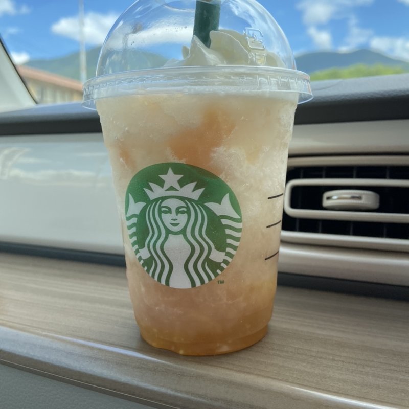 ピーチフラペチーノ(スターバックス 上田中央店)