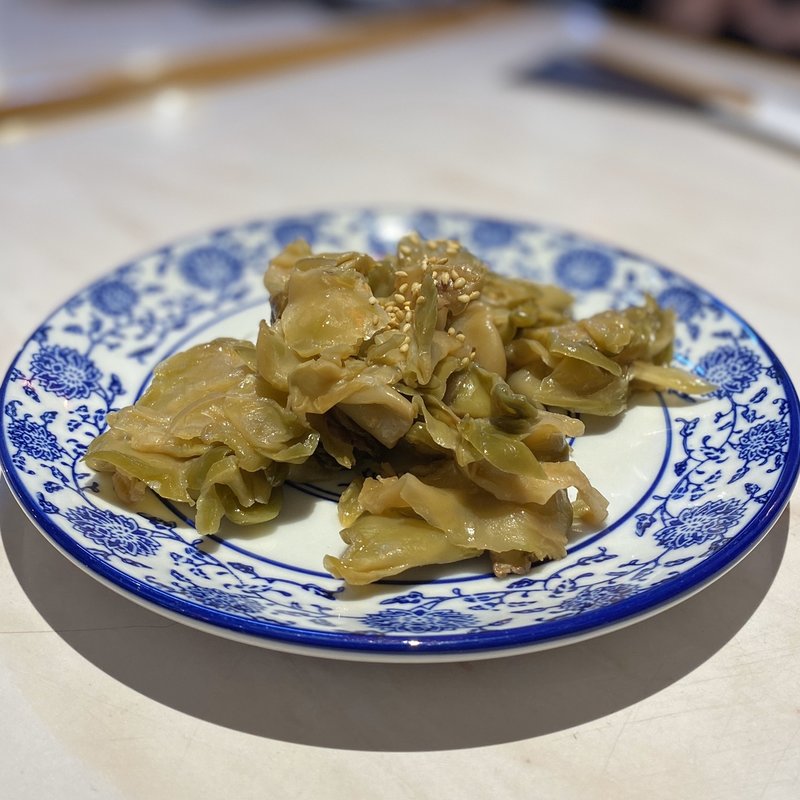 お通し(ザーサイ)(餃子ニュー伏見)