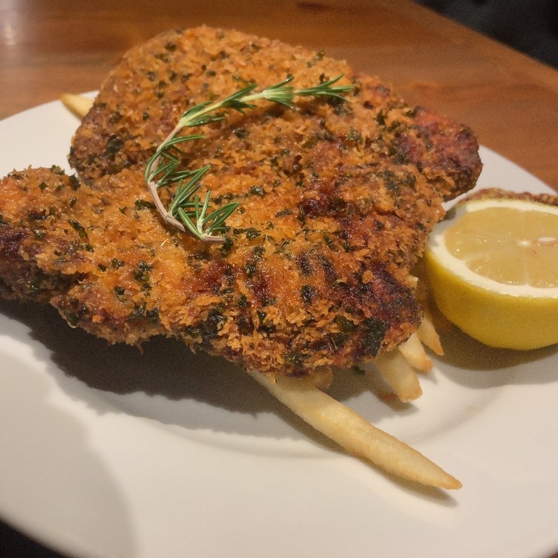 チキンカツレツ〜香草パン粉揚げ〜(Italian Kitchen VANSAN 池上店)