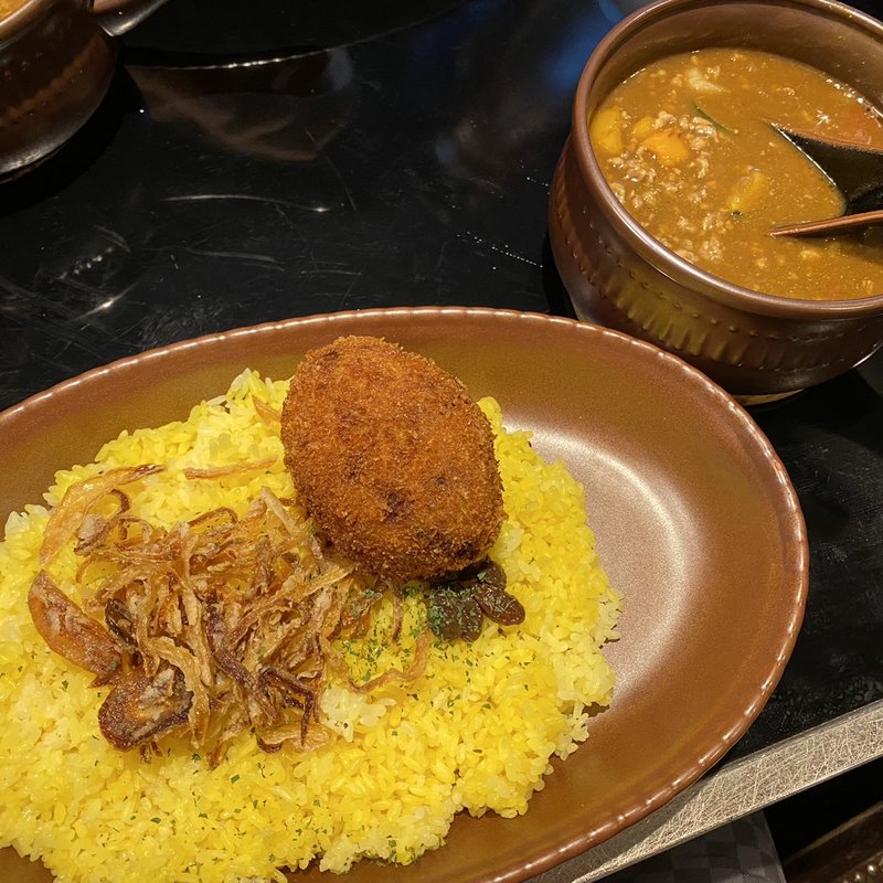 挽肉と野菜のカレー(ビストロ喜楽亭)