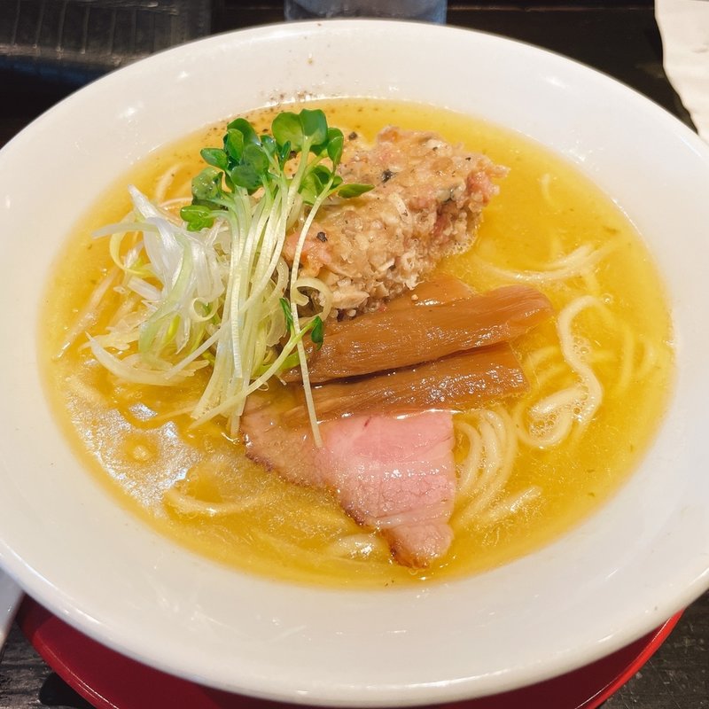 プレミアム塩ラーメン(柳麺まる重)