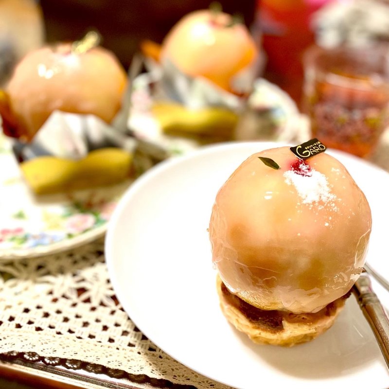 桃のタルト(PATISSERIE garo)