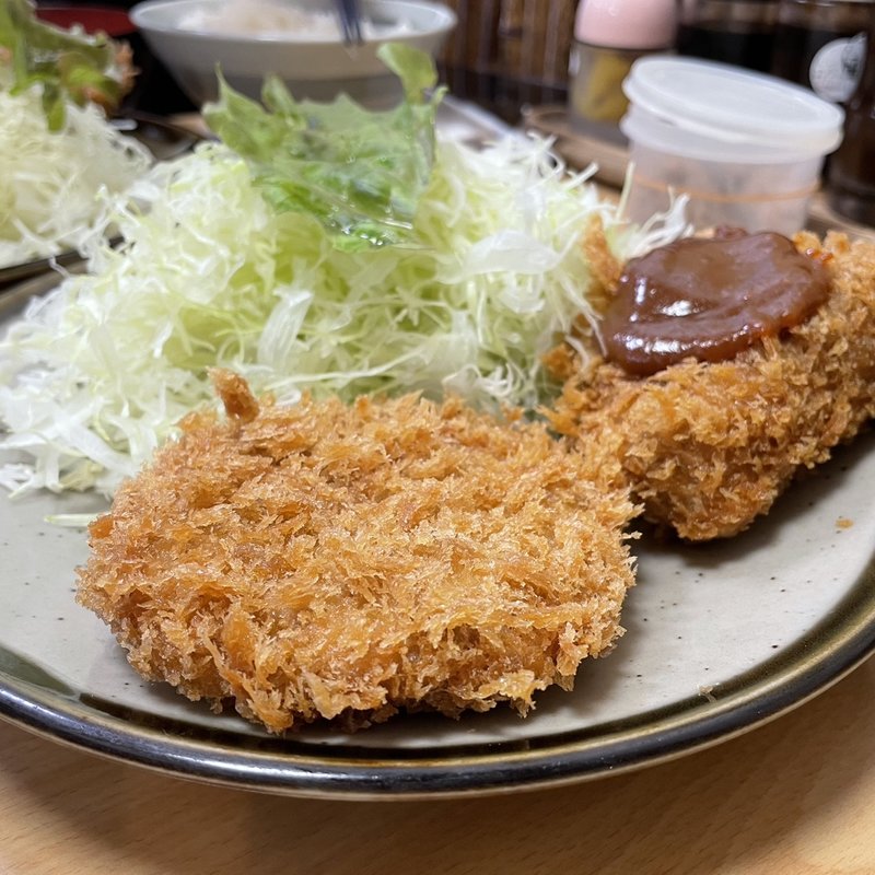 トロかつ＋メンチ(とんかつ 藤芳(ふじよし))