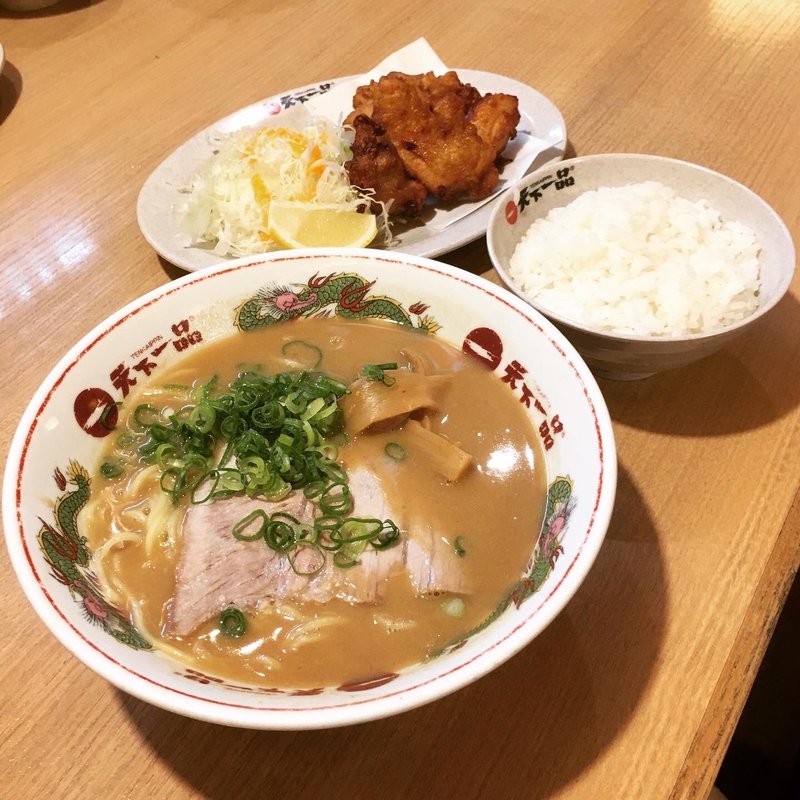 からあげ定食(天下一品 名古屋錦店)