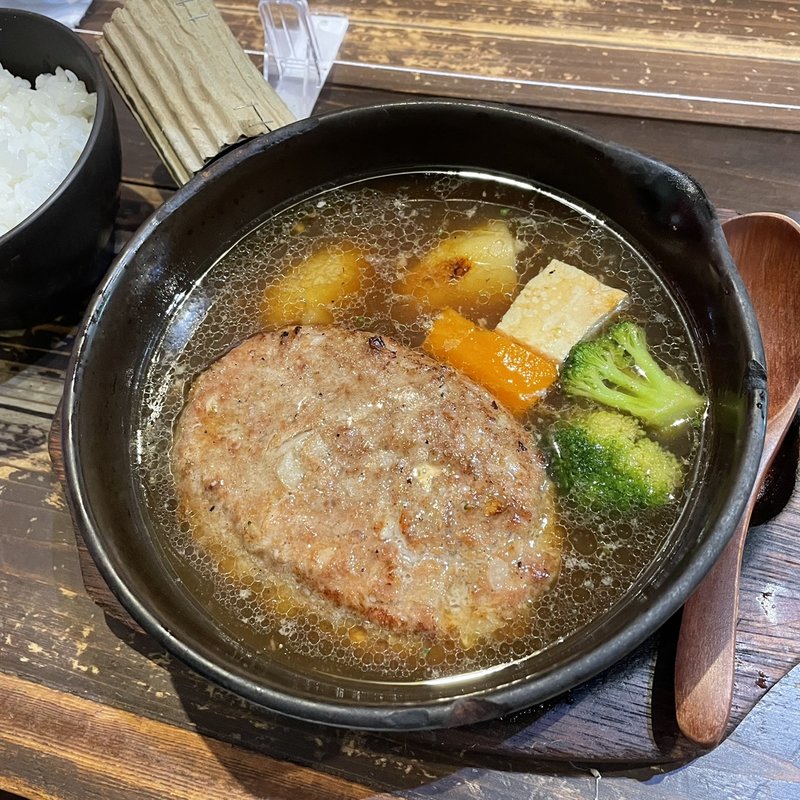 スープハンバーグ(ハンバーグレストランBOSTON 長居店)