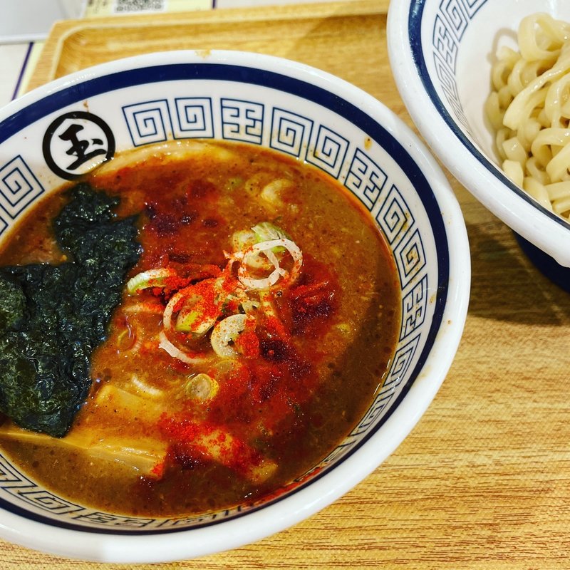 辛いつけめん(らーめん 玉（ぎょく） 大阪梅田店)