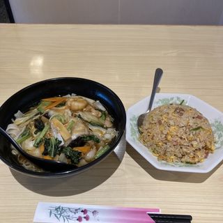 五目刀匠麺&炒飯（Dセット）(竜の食堂)