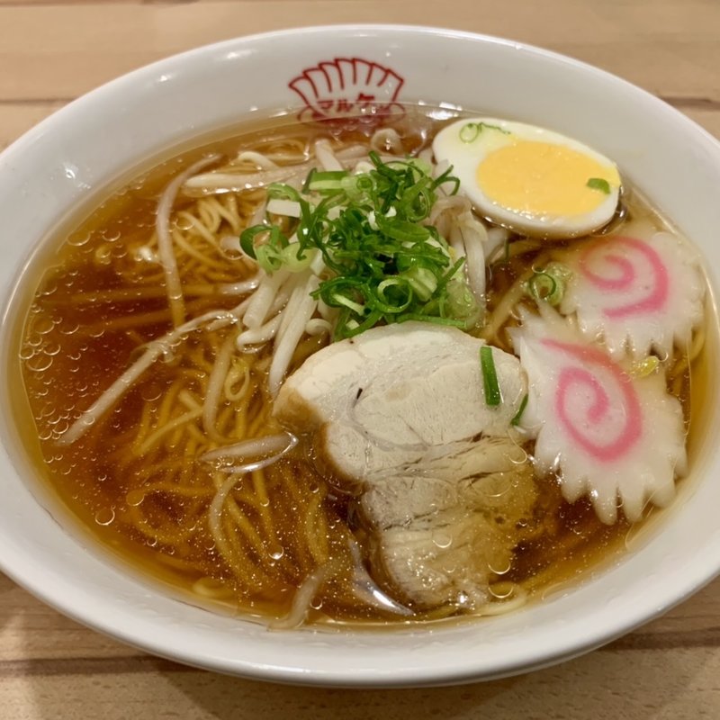 マルケン特製中華そば 醤油(餃子食堂マルケン JR尼崎駅前店)
