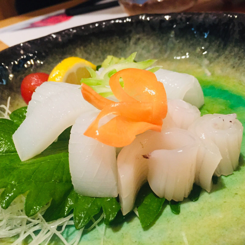 アオリイカのお造り(にこ庵 )