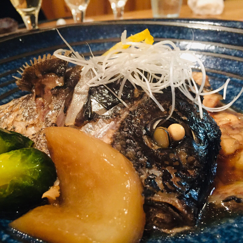 メジナのお頭の煮付け(にこ庵 )